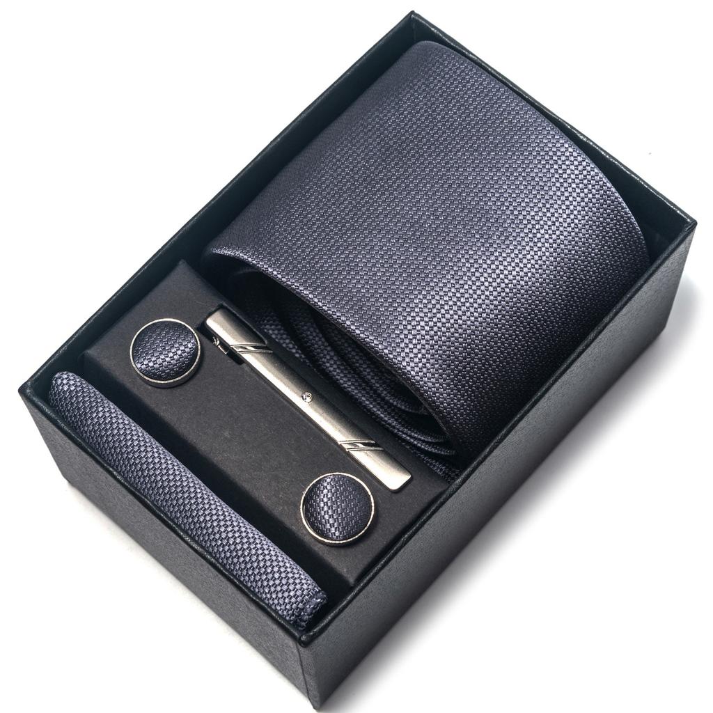 1200-Pin Men'S Tie Net Color Gift Box Tie Set Group Business Dress Wedding Tie Factory