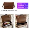 Bag Women's New Trendy Fashion Contrasting Color Single Shoulder Underarm Small Square Bag Texture Retro Oblique Span Bag