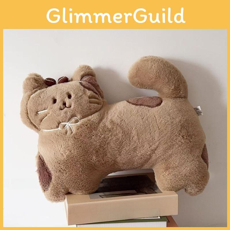 Pillow Plush Cat Animal Doll Cartoon Decoration Living Room Sofa Seat Cushion