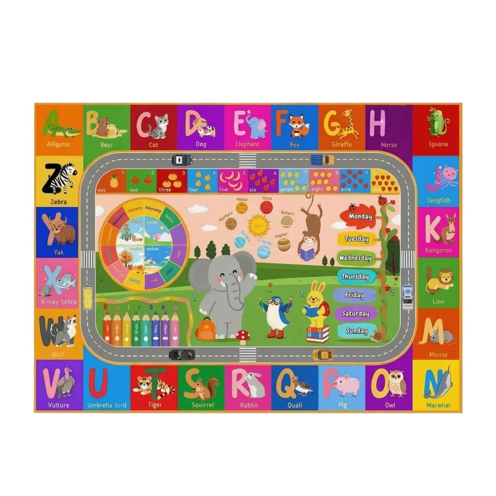

Kids Crawling Educational Floor Mat One Size