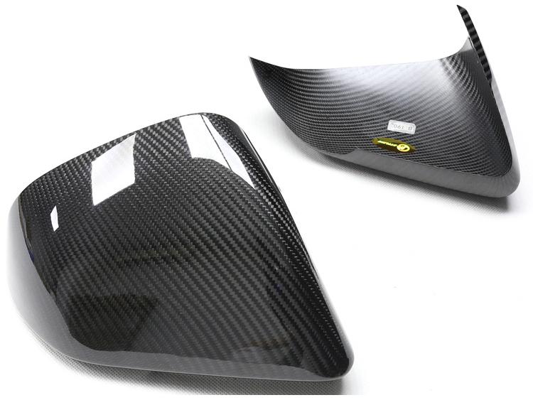 Ford Mustang US/China/Europe Spec Dry Carbon Fiber Rearview Mirror Horn Cover