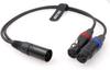 ZBLZGP Dual 3-Pin XLR Female To 5-Pin XLR Male 2-Channel Audio Input Cable for ARRI Alexa Camera