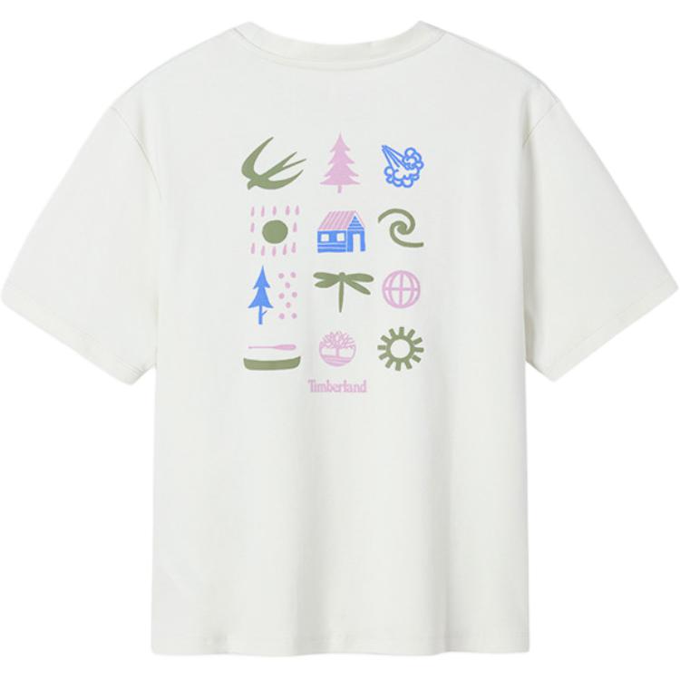 Timberland Casual Loose Breathable Short Sleeve T-Shirt Women tops A43XQ-CM9
