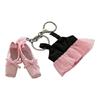 Elegant Ballet Inspired Keychain Decorative Accent Bag Pendant Fashion Bag Charm Key Holder For Handbags And Backpacks