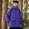 Giacca Outdoor da Montagna da Uomo Autunnale Antivento e Impermeabile Giacca da Lavoro Ampia con Cappuccio Funzionale Casual