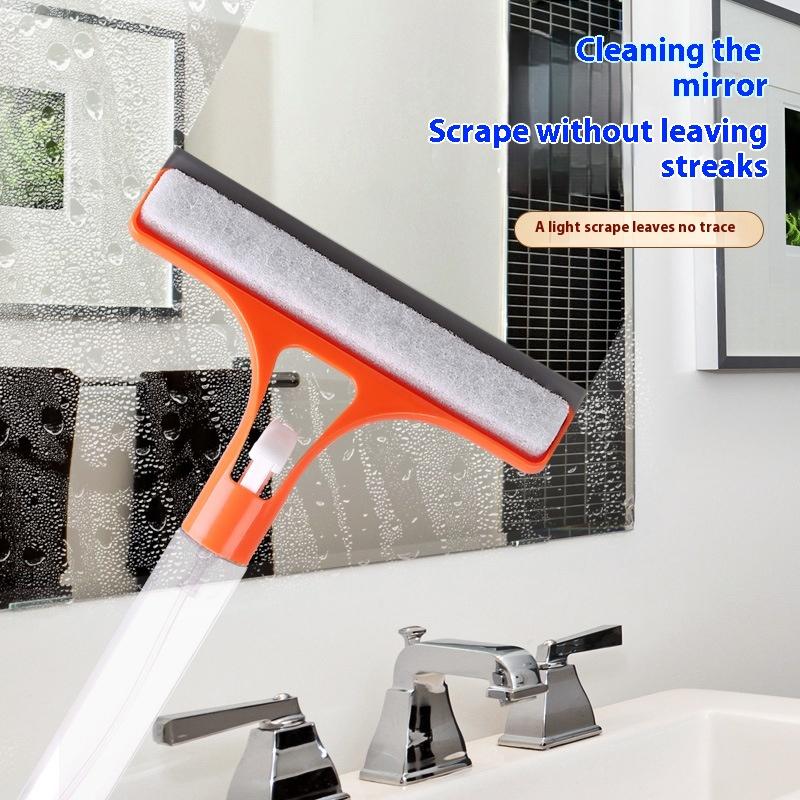 3 w 1 Ściągaczka do czyszczenia okien Wielofunkcyjna wycieraczka do szkła i luster z butelką ze spryskiwaczem Ściereczka z mikrofibry Domowe narzędzia do czyszczenia samochodu