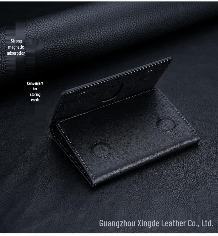 MagSafe Magnetic Tri-Fold Wallet Case for iPhone 16 with Multi-Card Slots and Stand