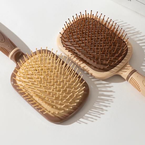 Air Cushion Brush with Mirror 2-in-1 Multi-functional Anti-static Scalp Massage Comb Men Women Portable Hair Styling Detangling Brush