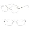 Neutral Square Irregular Anti Blue Light Glasses Trendy Small Frame Clear Optical Glasses Transparent Lens Spectacle