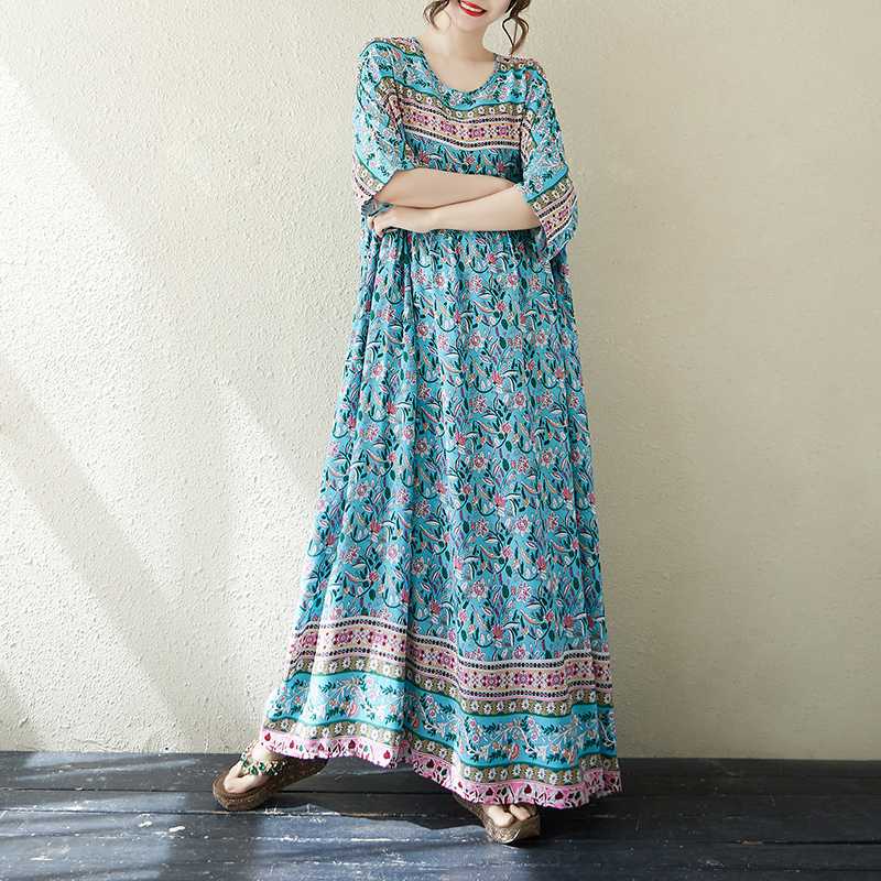Women's Loose Bohemian Artistic Dress