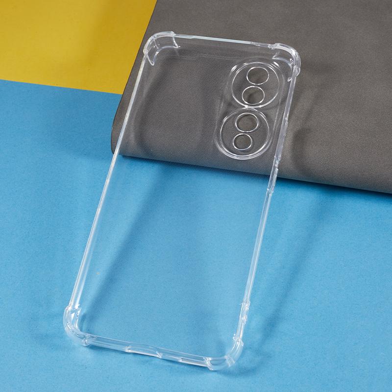 For Honor 90 TPU Clear Cover Anti-Fall Reinforced Corners Phone Case