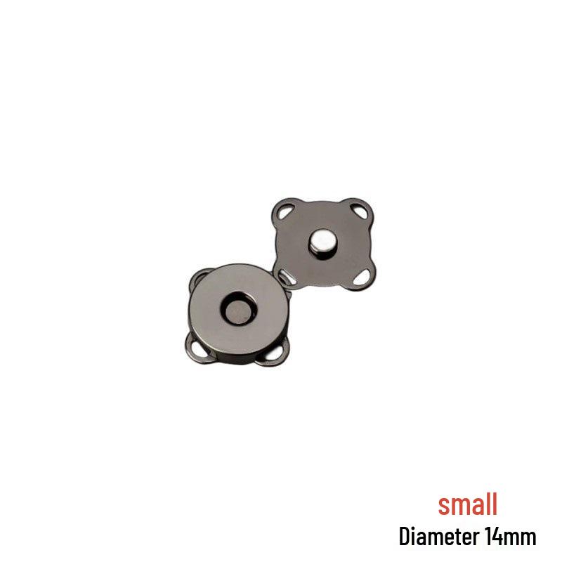 

18mm Plum Blossom Hand-Sewn Magnetic Snap Button with Iron Concealed Buckle