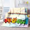 Numberblocks Customize Text Blanket Throw Personalized Blanket Ultra-Soft Great for Bed Office Chair Couch Livingroom Ideal for All Seasons