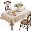 Light Luxury High-End Tablecloth Retro Pastoral Short Plush Dining Table Cloth Waterproof And Dustproof Thick Tablecloth Cover Cloth