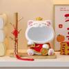 Creative Fine Design Wealth and Wealthy Cat Entrance Key Storage Home Housewarming Gift Resin Craft Tabletop Decoration
