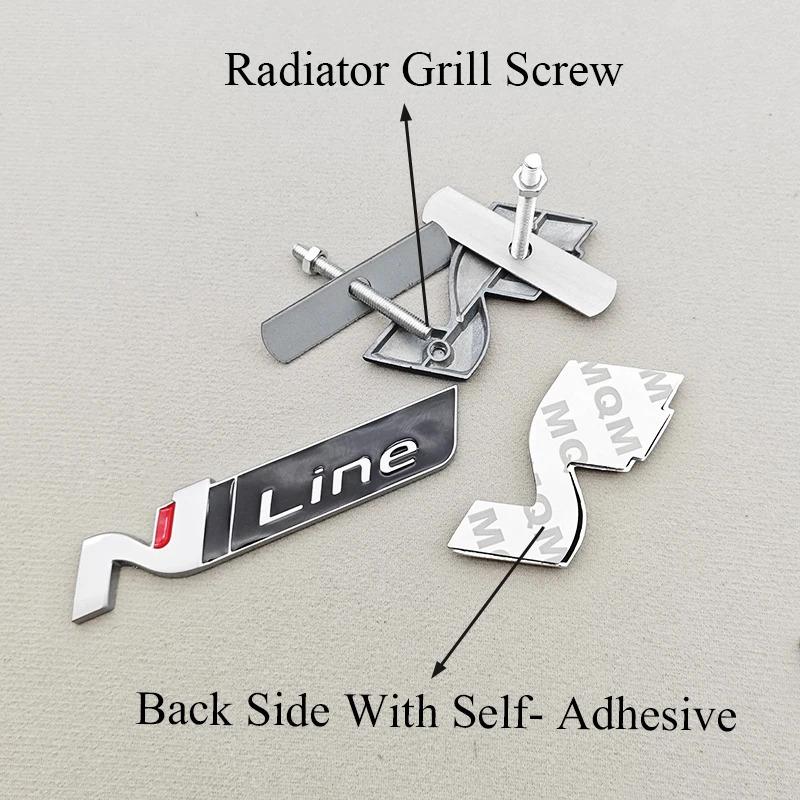 1Pc 3D Metal Logo Car Front Grille Badge Side Fender Rear Boot Trunk Emblem Badge Sticker Decal