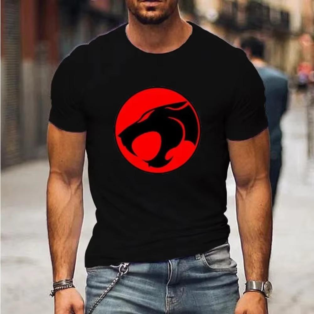Nová kreslená anime trička Thundercats 3D potisk Pánská Dámská Módní tričko Streetwear Oversized Harajuku Dětské topy Trička Oblečení