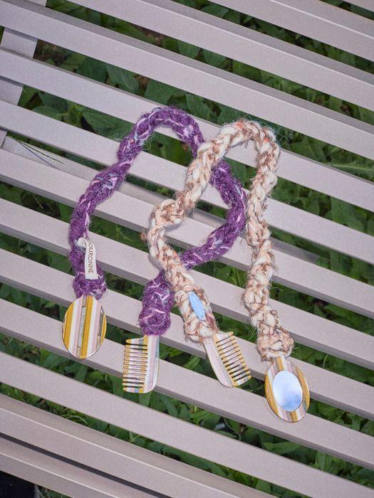 

CROWN Me Comb Mirror Charm_RIAEX25647PUX Purple