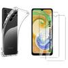 Coque Antichoc pourSamsung Galaxy A04S Et 2 Verres Trempé Film Protection Ecran Phonillico®