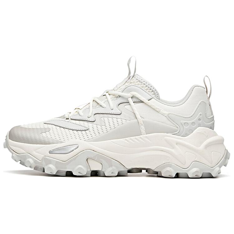 

Anta Comfortable Cushioning Slip Resistant Abrasion Resistant Breathable Low top Running Shoes Men s White Gray 112038832-1 41