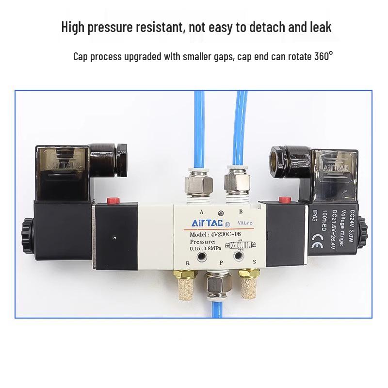AIRTAC 4V Series Solenoid Valve: 4V230C08BI, 4V230C08BT, 4V230C08B-W
