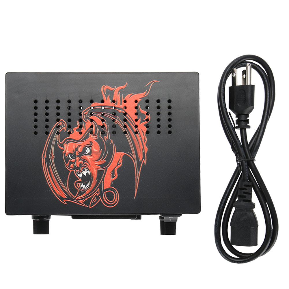 Digital Dual Tattoo Machine Power Supply with LCD for Tattoo Machine Foot Pedal