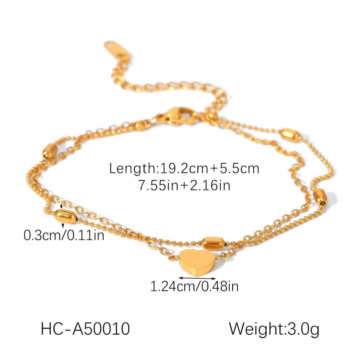 Stainless steel sun anklet, niche design foot jewelry, titanium steel, fade-resistant, Instagram style accessories