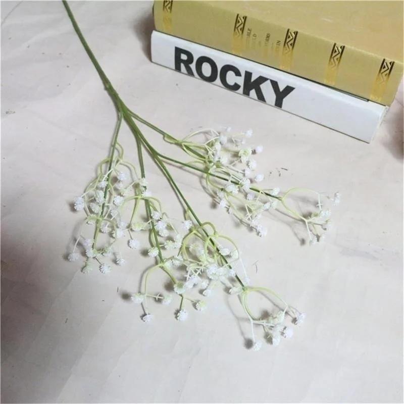 One Artificial Plaster Lavender Magnolia False Silk Wedding Party Bouquet Multicolor Home Decoration