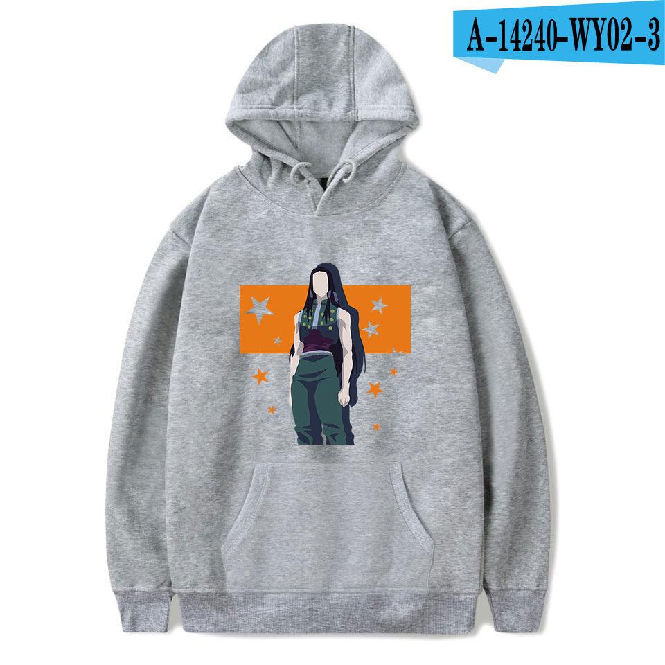 New Animation Peripheral Loose Large Size Casual Men'S And Women'S Hooded Sweater