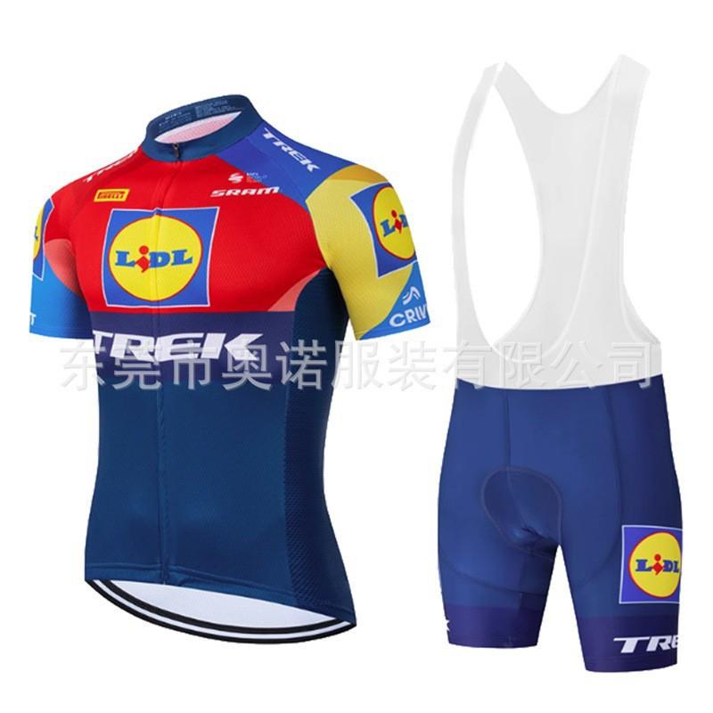 Tour De Cycling Clothes Short-sleeved Breathable Set Outdoor Sportswear