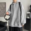 Herren Casual Loose Fleece Hoodies Solid Cotton Pullover Kapuzenpullover Unisex Winter Hoodies Sweatshirt