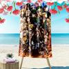 Attack Titan Print Beach Towel, Large Soft Quick Dry Towel for Beach Camping Swimming