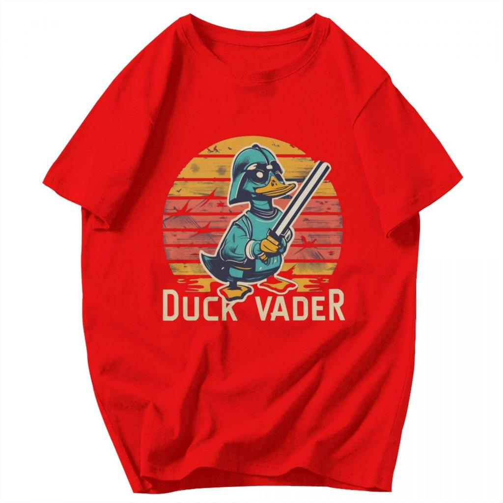 Men T Shirt Vintage Duck Vader Funny Idea Y2K Graphic Anime Unisex Clothes T Shirts