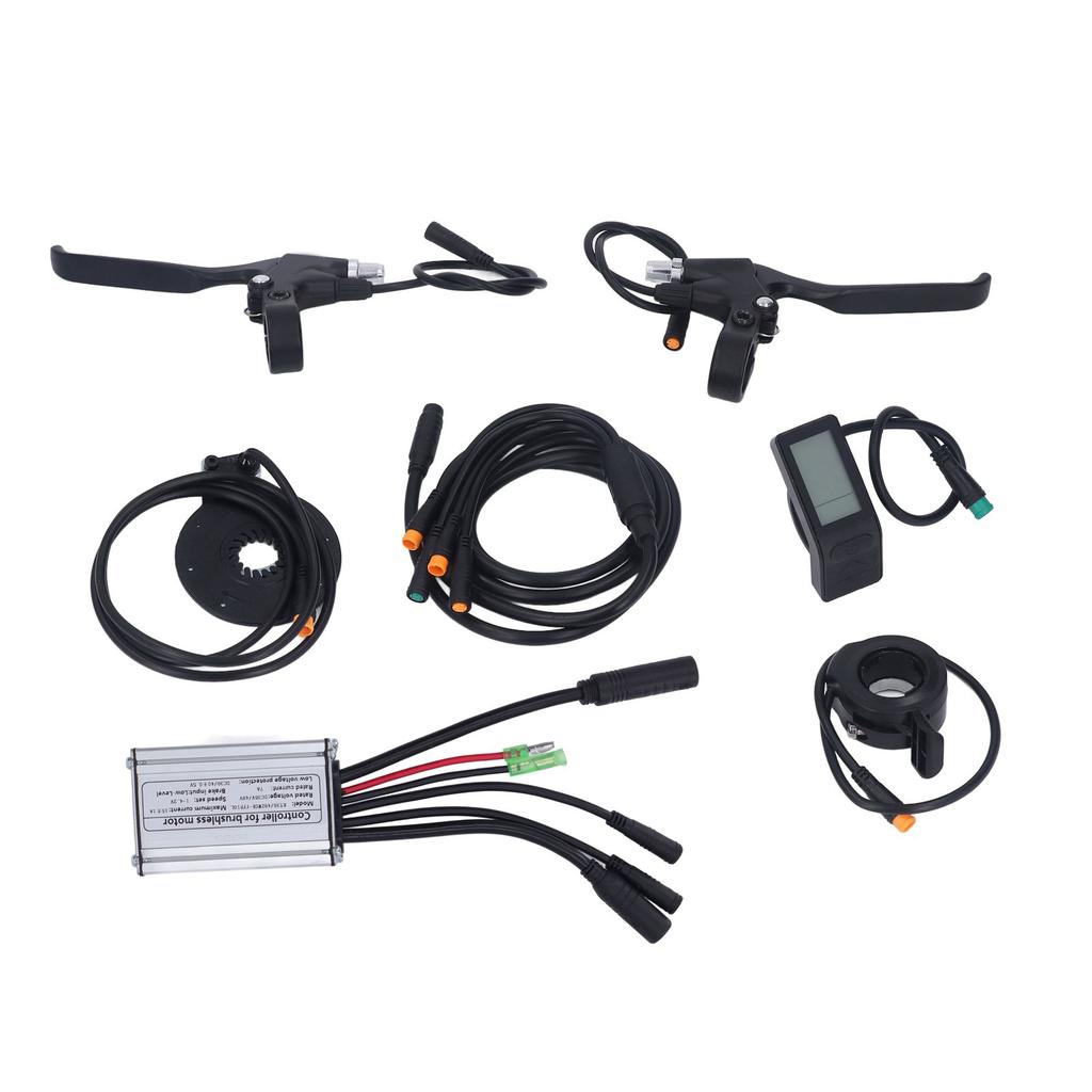Electric Bike Modification Kit Waterproof 15A Controller LCD4 Panel Kit for 250W Motor