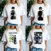 Jujutsu Kaisen T-Shirt Damen Japanisch Maki Zenin T-Shirt Mädchen Anime T-Shirts Kleidung Kurzarm Tops