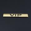 New Personalized VIP Car Logo Car VIP Word Logo Side Logo Decorative Sticker Modified Metal Tail Logo JP Car Sticker