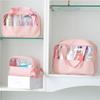 with Handle Portable Toiletry Pouch Transparent Women Wash Pack  Beach Activities