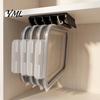 Wall Mounted Lid Holder for Cabinet 5-Slot Organizer, Space Saving Vertical Hanging Storage Rack, 3D Universal Rack Round And Square Lids Print Resin