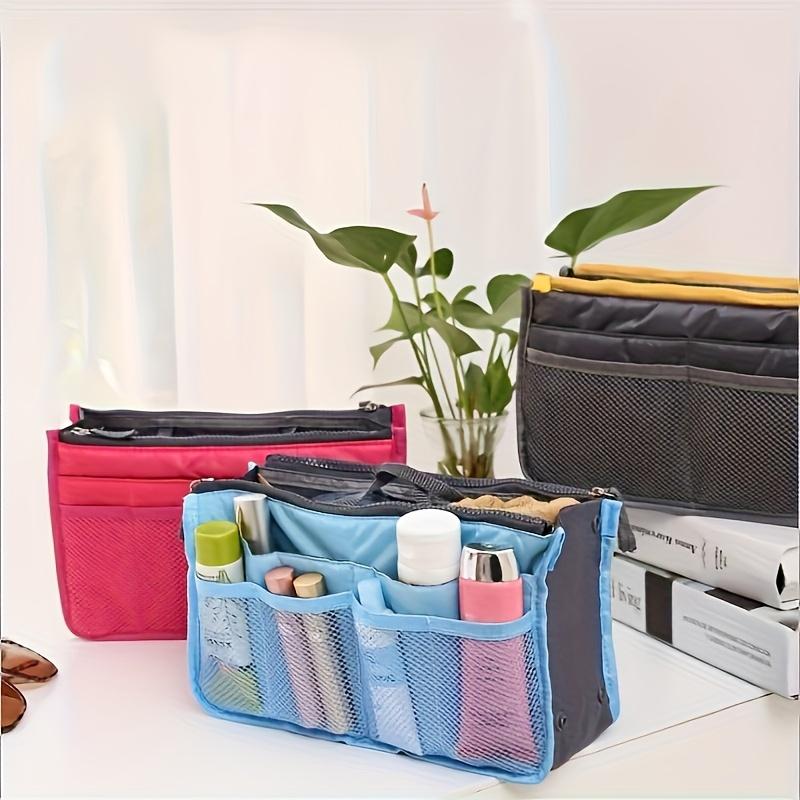 Leichte Reise-Organizer-Tasche für Damen und Herren mit mehreren Reißverschlusstaschen - Strapazierfähiges Oxford-Gewebe & Kosmetiktasche, Handwaschbar