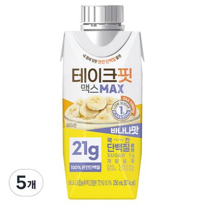Take Fit Max Proteine al gusto banana, 250ml, 5 unità