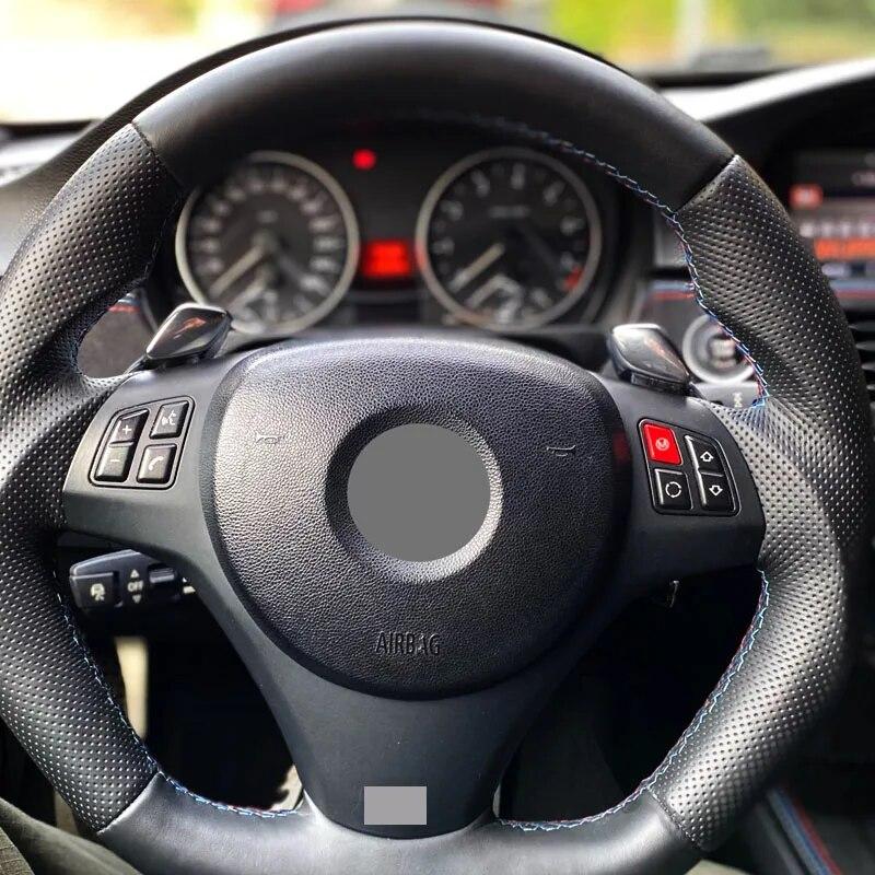 Car Steering Wheel M Letter Button for BMW 3 Series M3 E90 E92 E93 2007-2013 Auto Accessories Switch Peplacement Cover