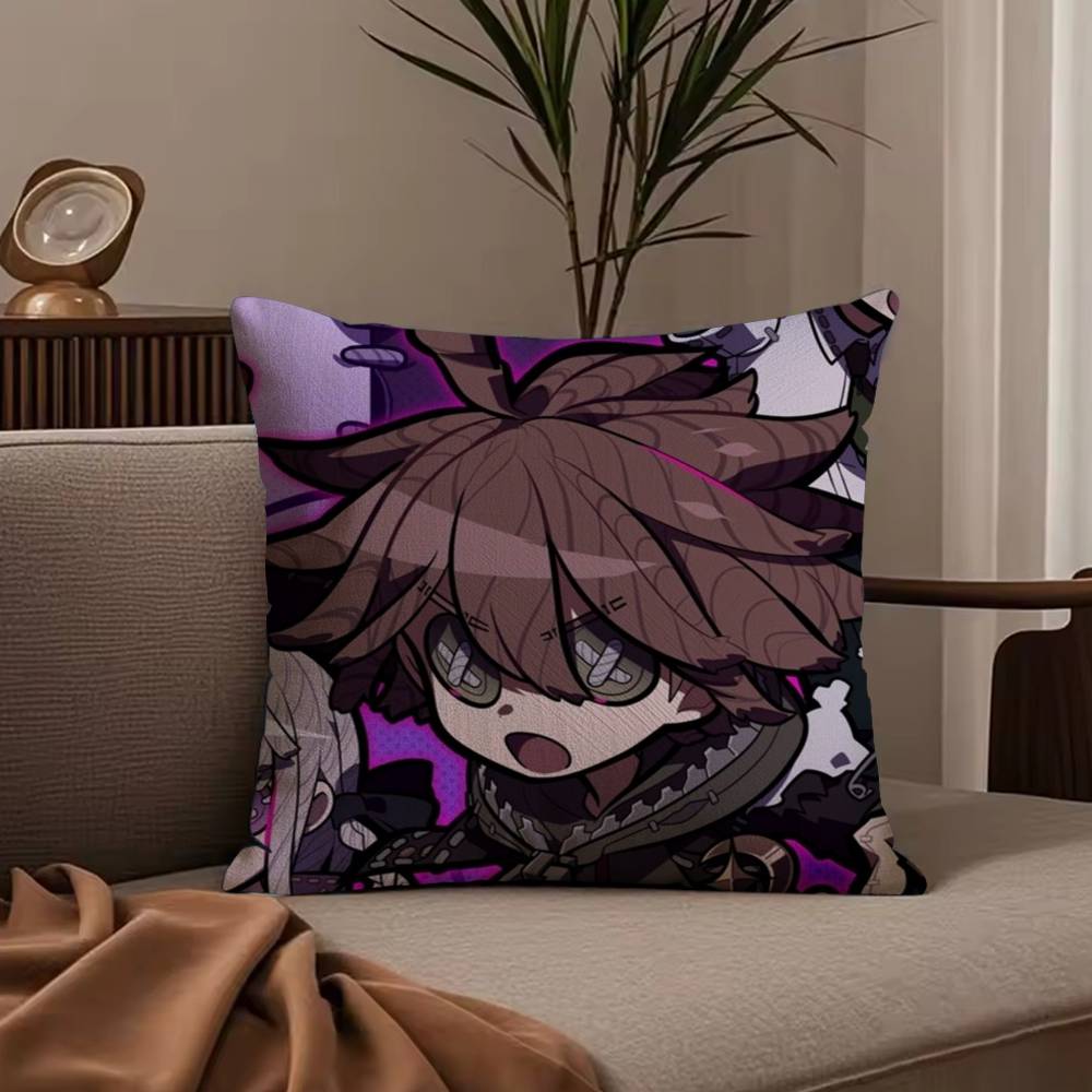 I-IdentityS V Cool Pillow Case Anti-dustmite Pillowcase Invisible zipper silky short plush Sofa cushion cover 30X30cm