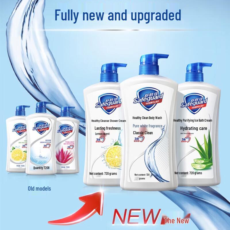 Safeguard Lavender Scent Moisturizing Shower Gel - Travel Size