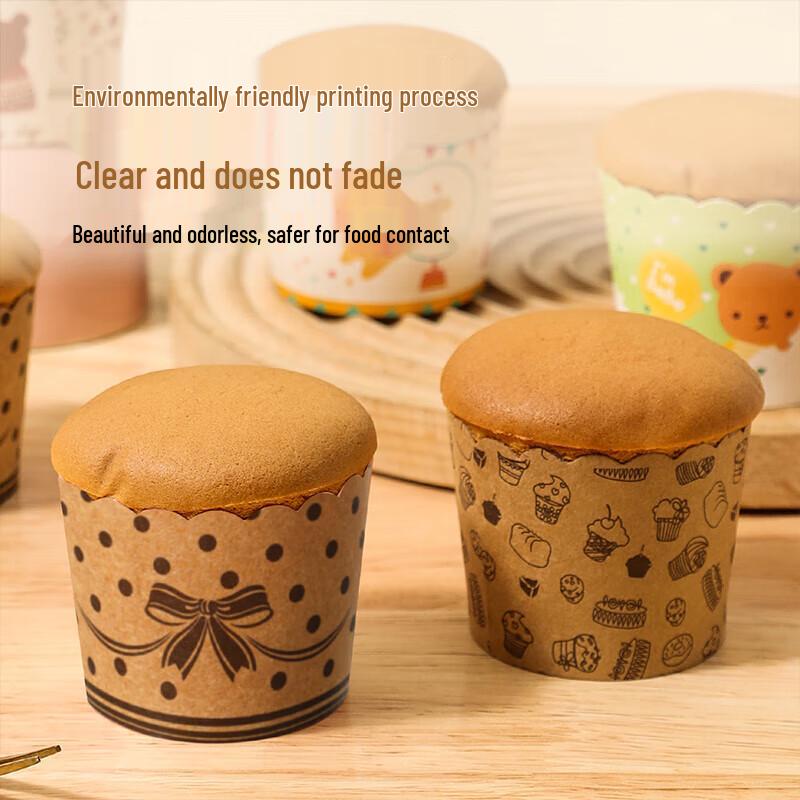 Meichu High-Temperature Cupcake Baking Cups (100-Pack)