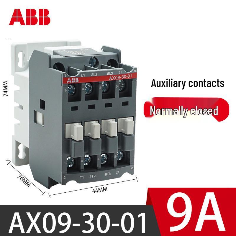 ABB AX09-30-10-80 Three-phase Contactor, 380V AC, AC220V, New Energy Model