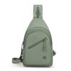 School bag simple multifunctional double-shoulder crossbody bag for women, chest bag, lightweight waterproof nylon cloth bag wholesale