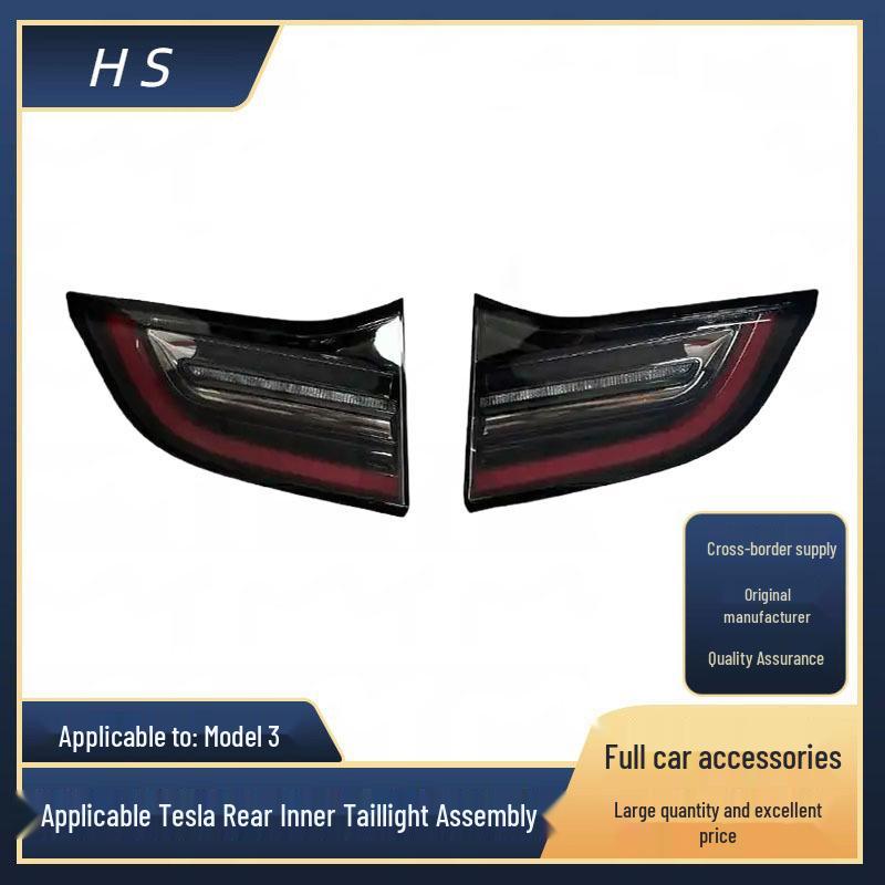 

Подходит для Tesla Model 3 (2017-2020 гг.) Задний внутренний фонарь 1077399-00-A / 1077400. Right