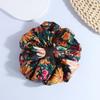 Hair Elastic Band High Elasticity Floral Pattern Adjustable Fit Hair Tie Non-Irritating Scalp Hair