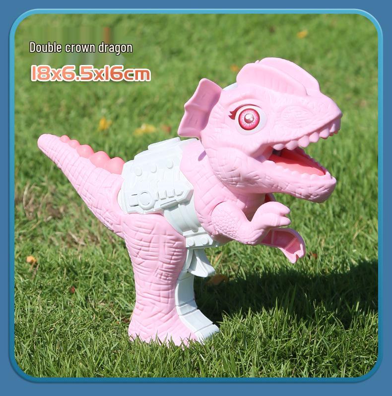 Dinosaur Spray Gun - Kids Tyrannosaurus & Triceratops Water Toy