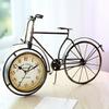 Antique Bicycle Alarm Clock Arabi Numeral Desk Clock Vintage Table Clock Home Office Bedroom Dormitory Decoration